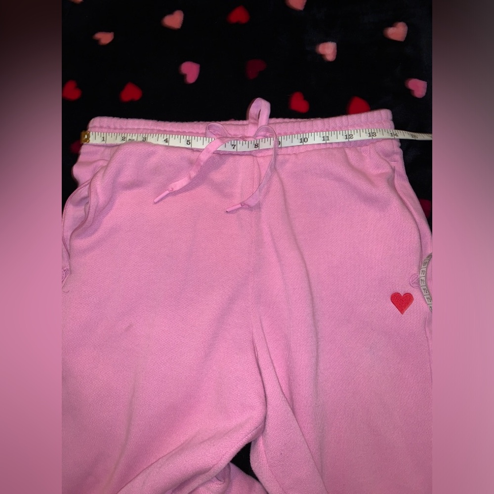 Victoria's Secret Pink Fleece Sweatshirt and pant set New sz small - Picture 13 of 16